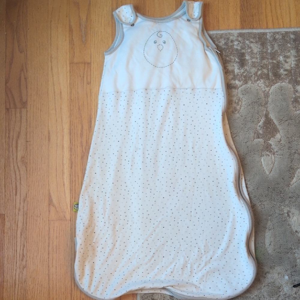 Nested Bean Classic | White Sleep Sack Stardust Sz 24m